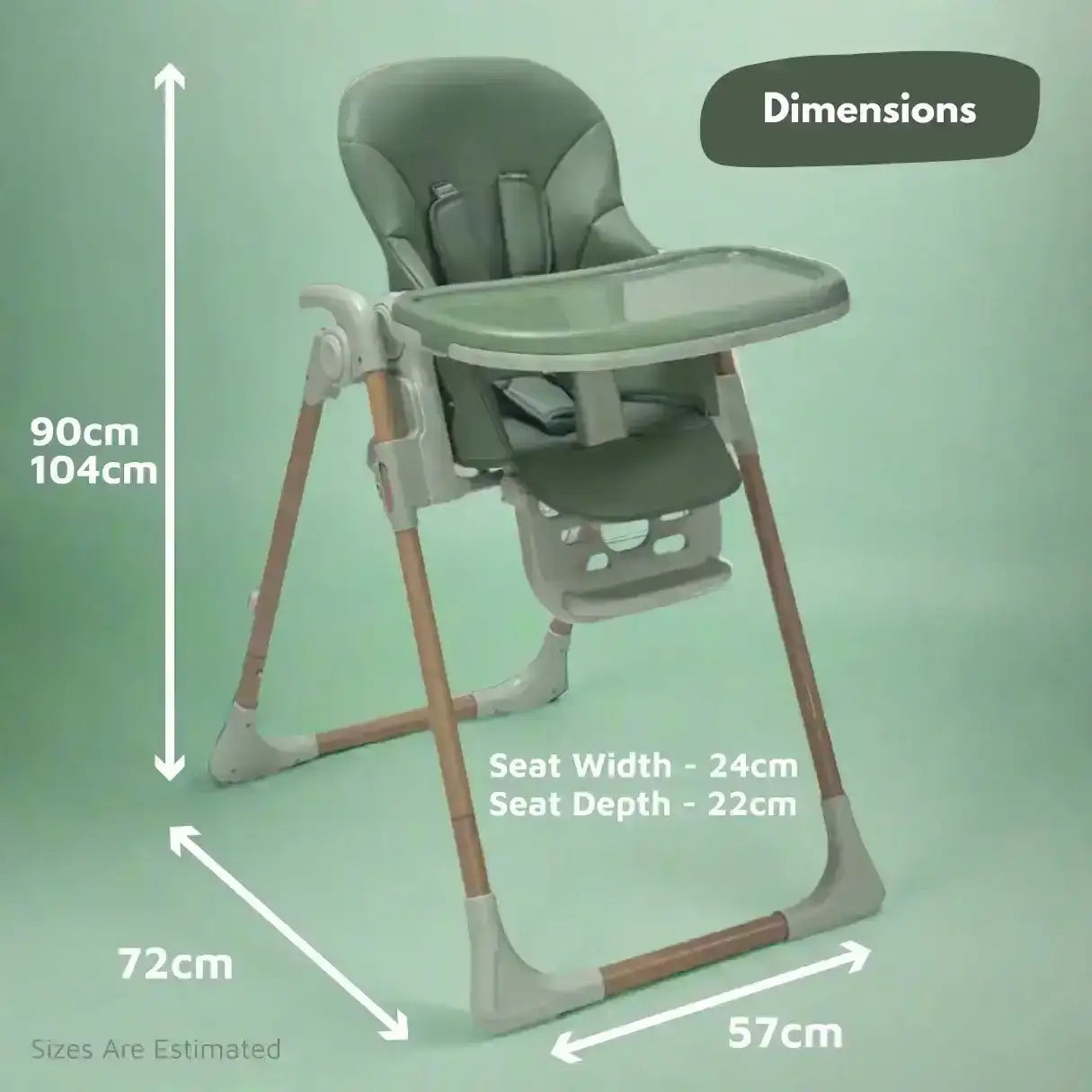 Flare Baby & Toddler Highchair - Green