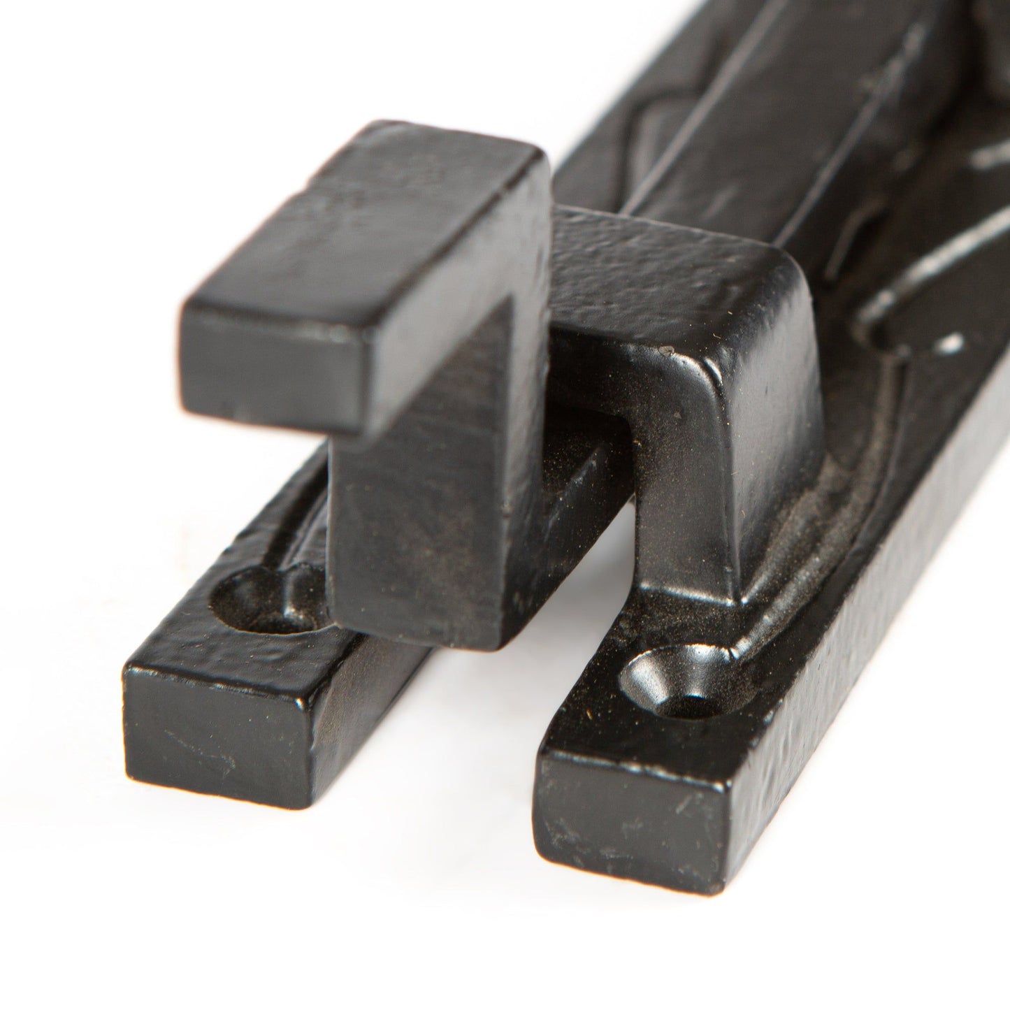 110mm Black Cranked Shepherd's Crook Bolt