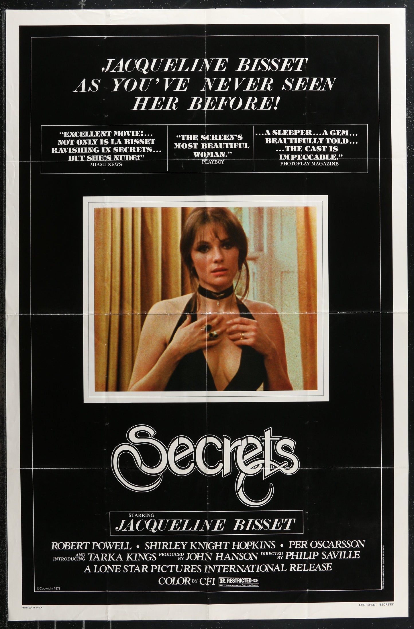 Secrets (1978 RR) Original US One Sheet Movie Poster
