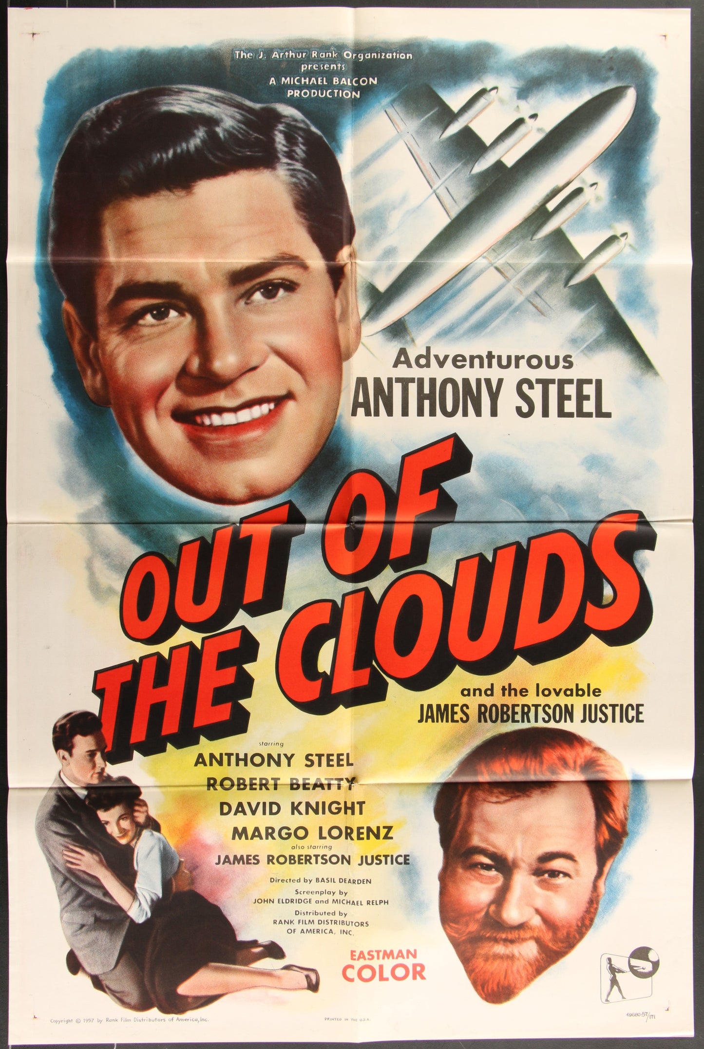 Out Of The Clouds (1957) Original US One Sheet Movie Poster