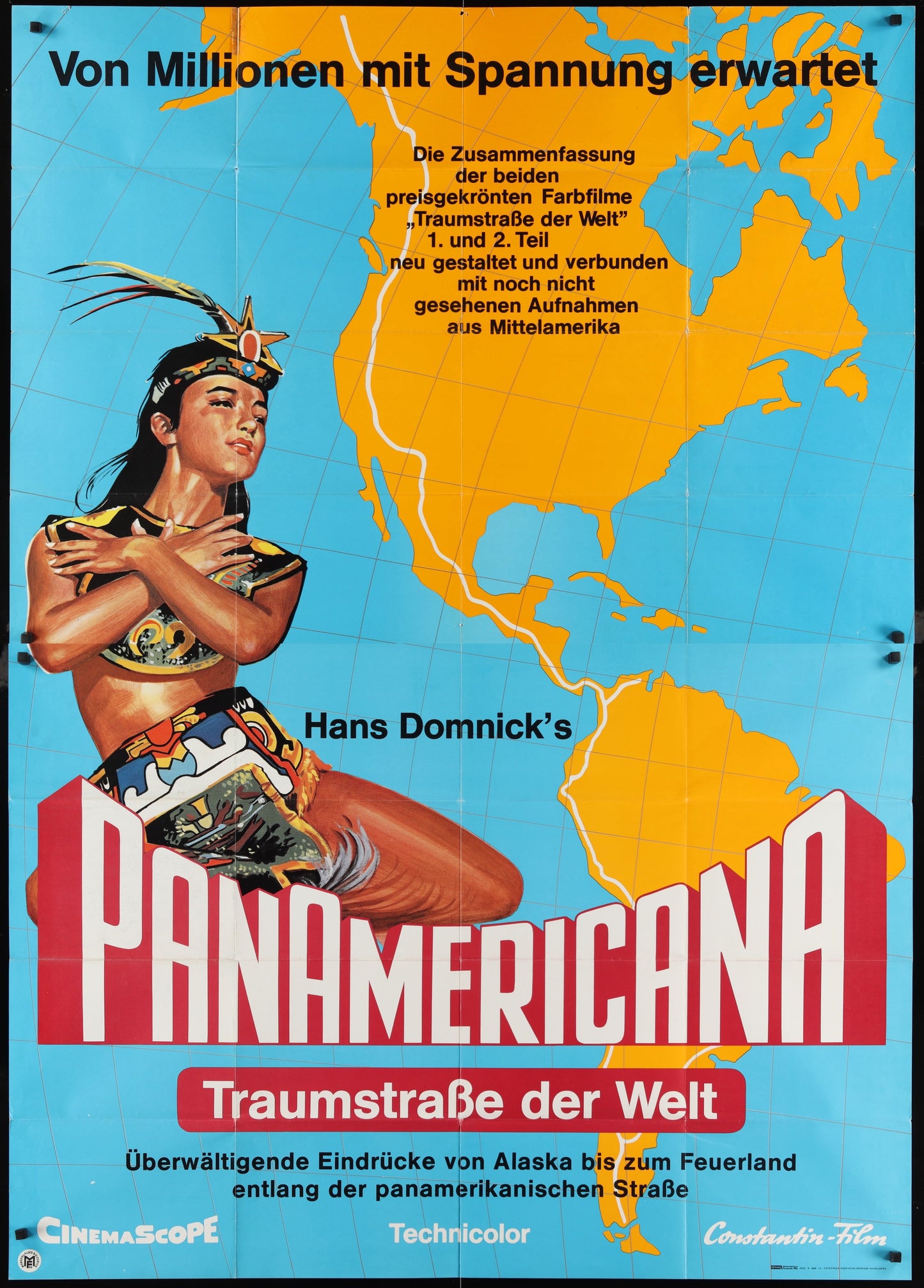 PanAmericana (1968 RR) Original German A00 Movie Poster