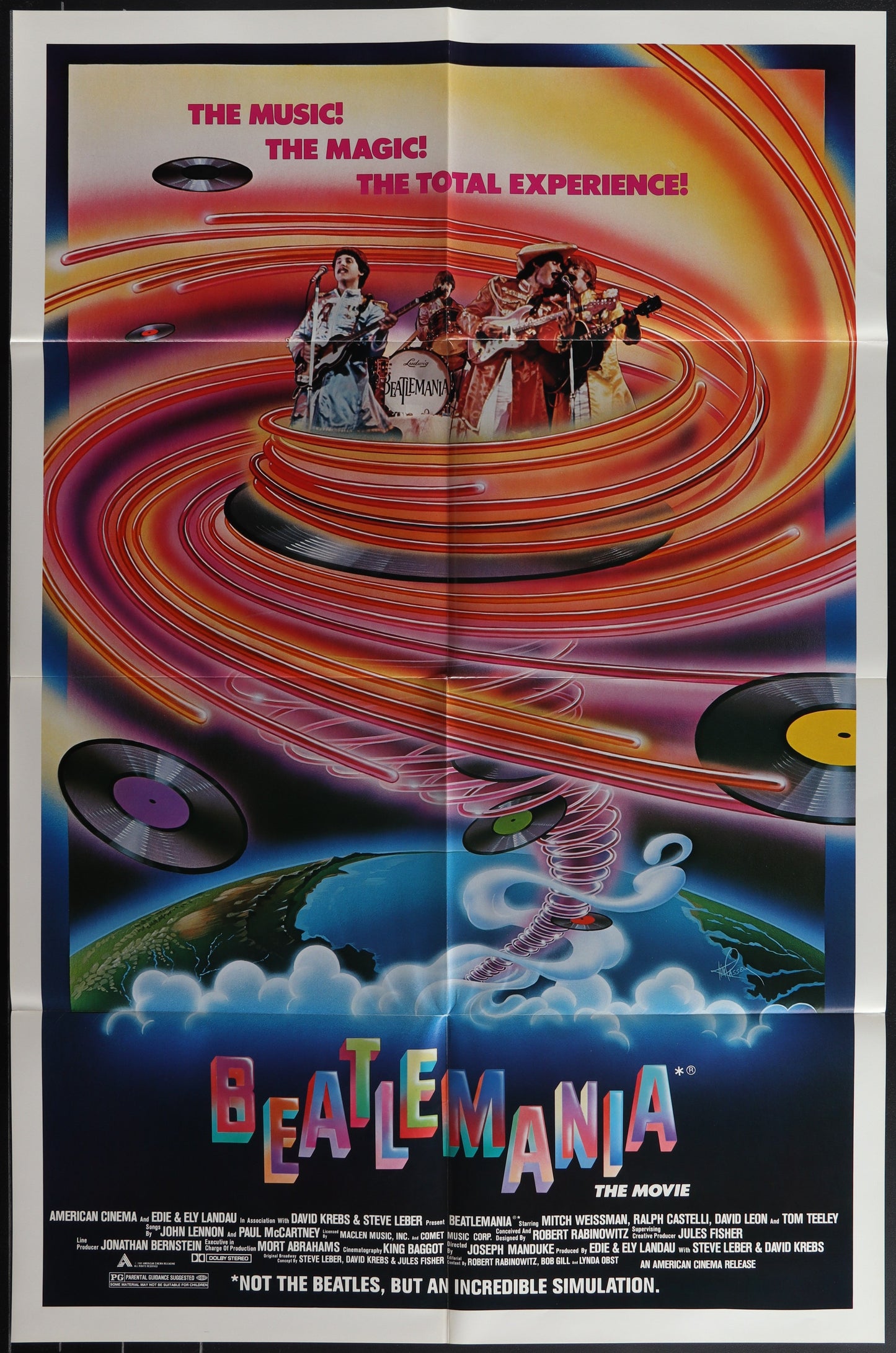 Beatlemania (1981) Original US One Sheet Movie Poster