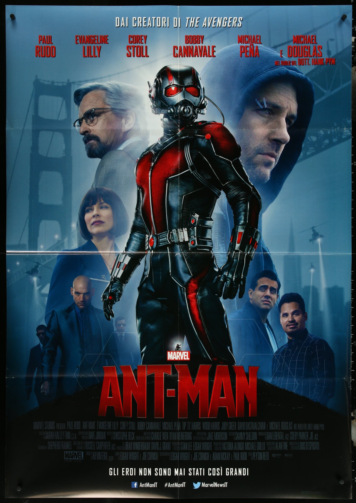 Ant-Man (2015) Original Italian One-Panel Movie Poster