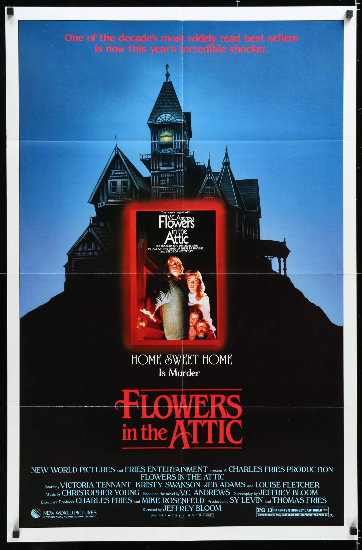 Flowers In The Attic (1987) Original US One Sheet Movie Poster
