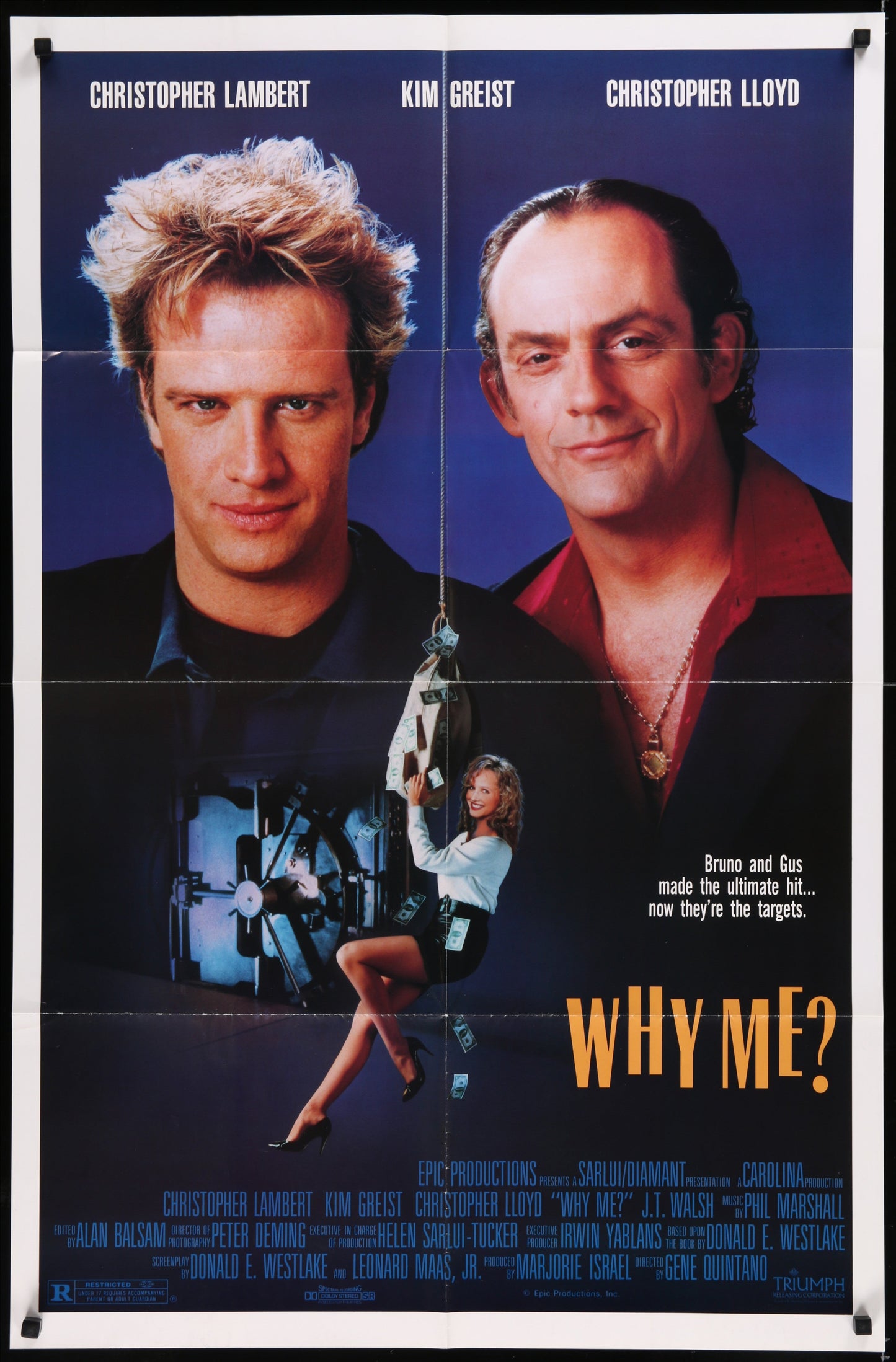 Why Me? (1990) Original US One Sheet Movie Poster