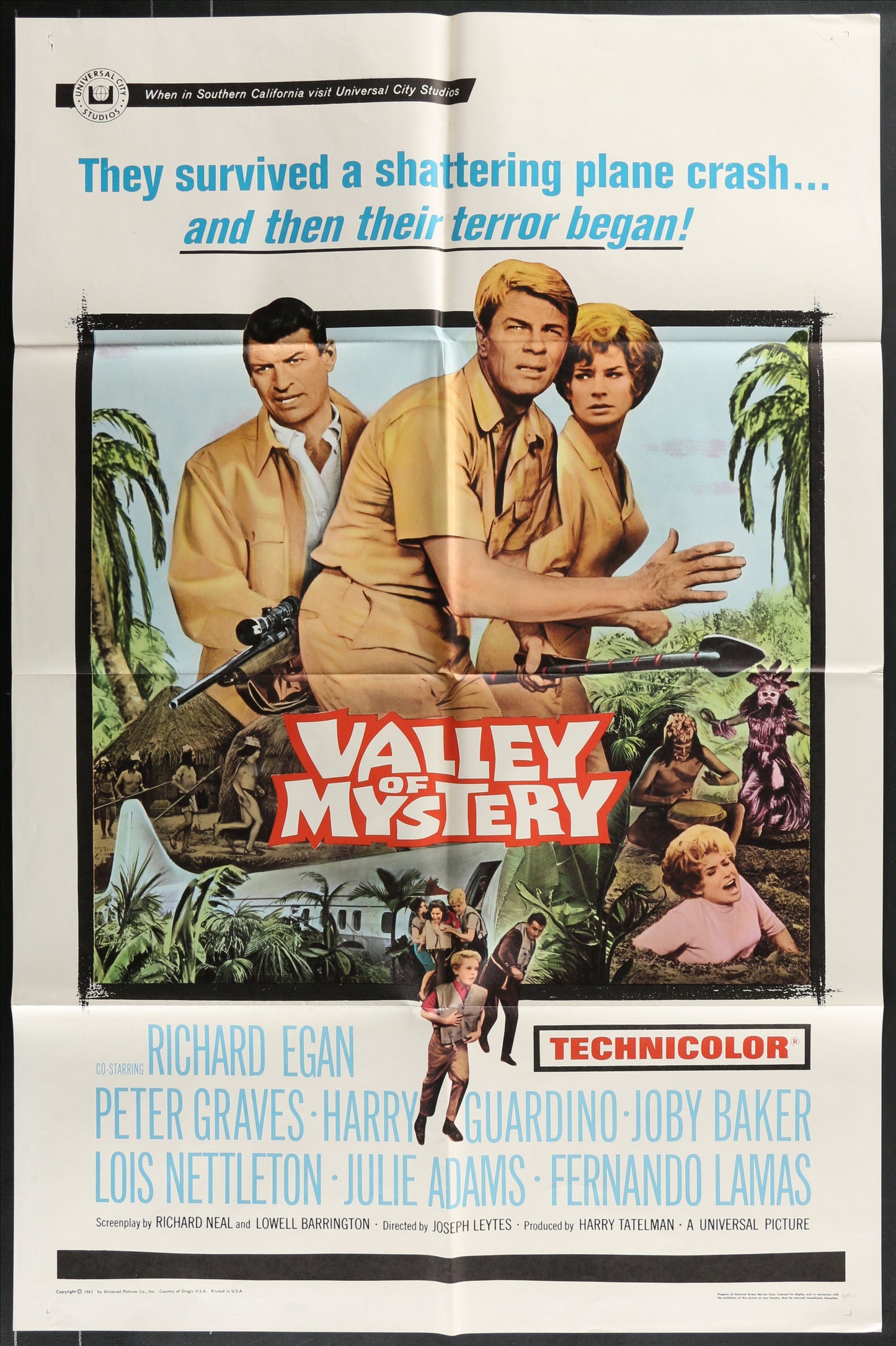 Valley Of Mystery (1967) Original US One Sheet Movie Poster