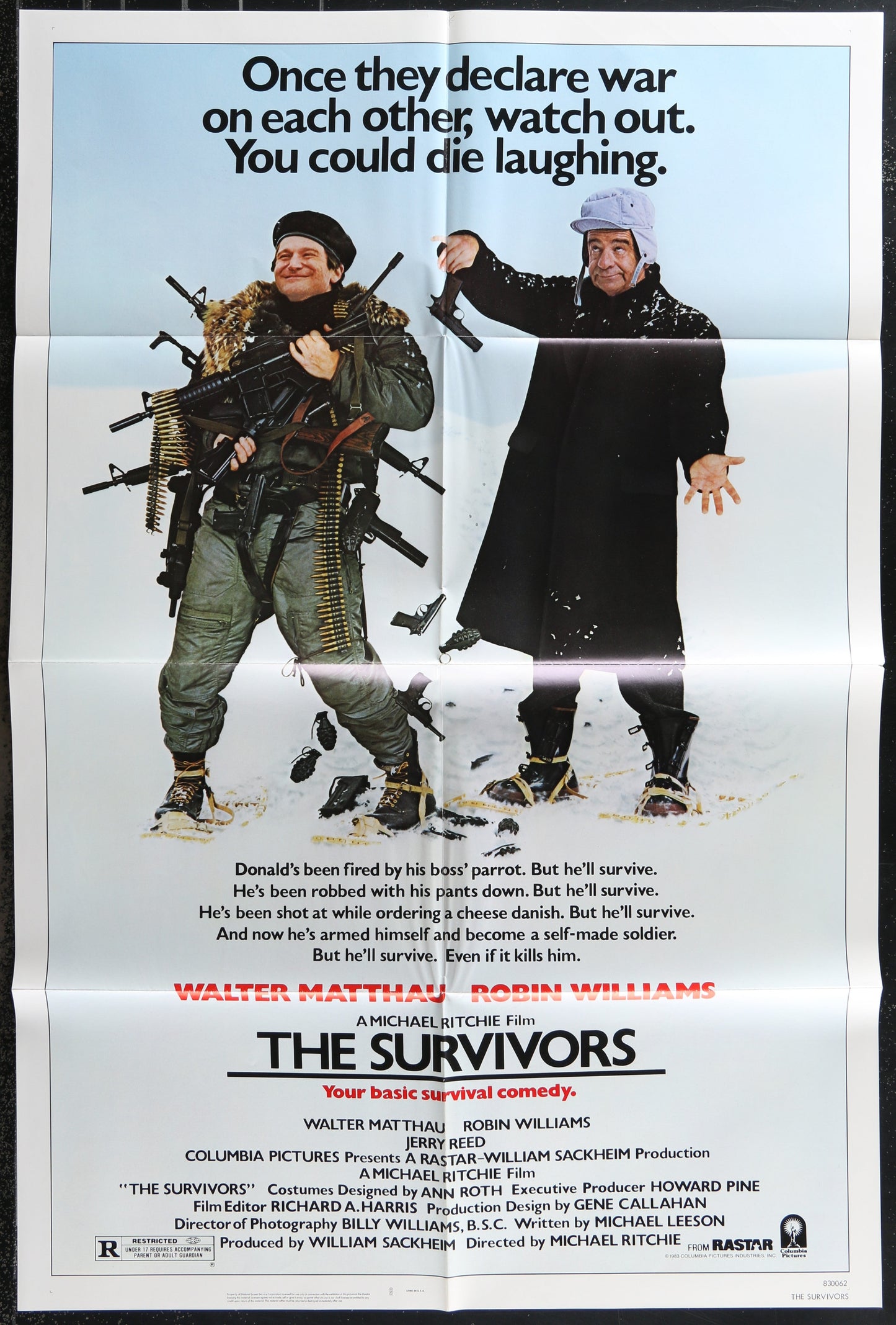 The Survivors (1983) Original US One Sheet Movie Poster