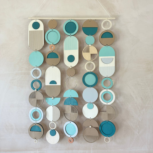 Blue Costal Wall Art - Home Decor - Large Centre Piece Art - Wall Tapestry - Large Tapestry - Blue Art