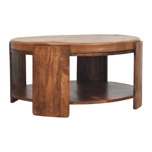 Savoy Leather Coffee Table