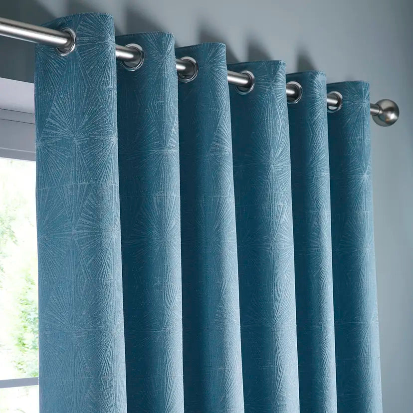 Amari Twilight Eyelet Ready Made Curtain