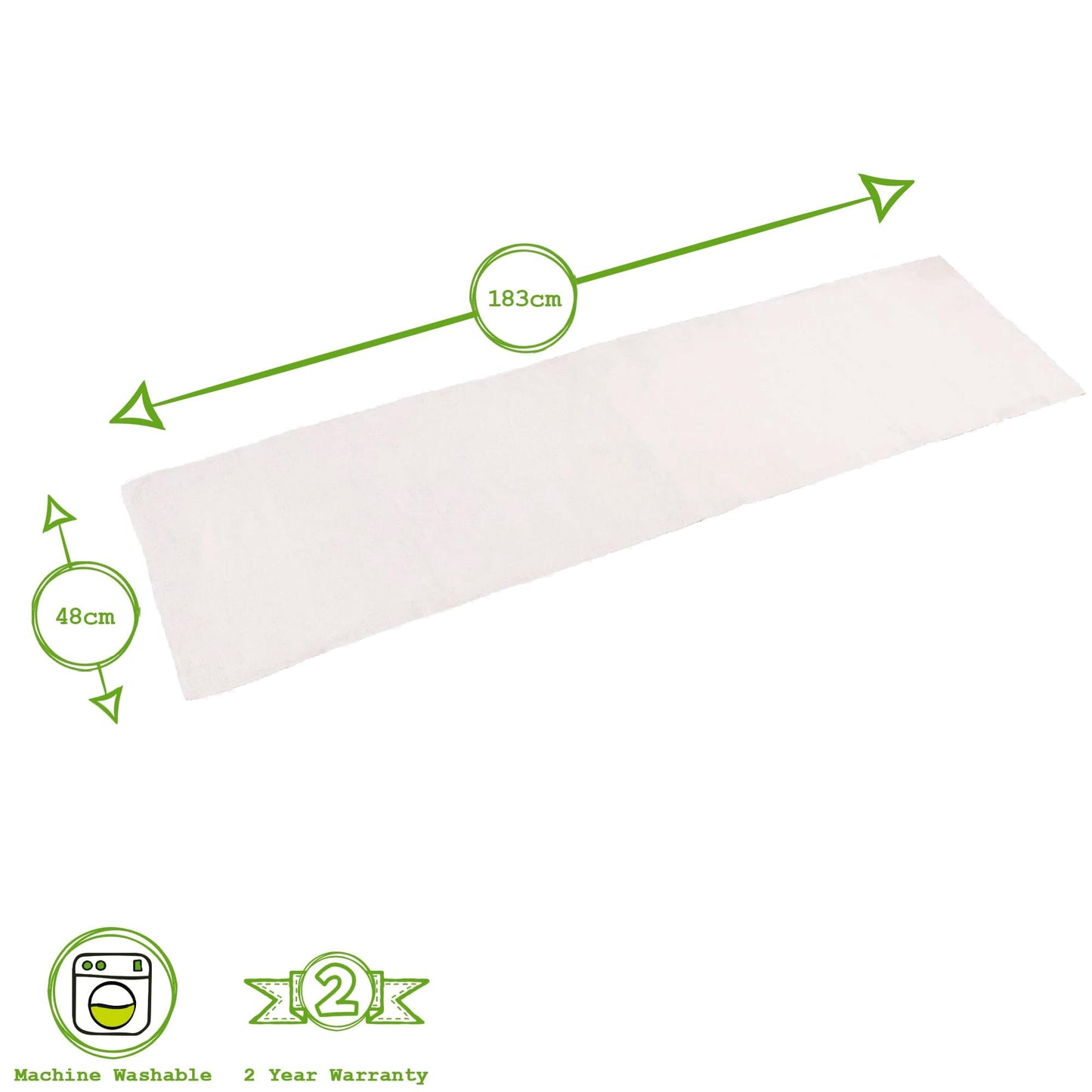 Ribbed Cotton Table Runner