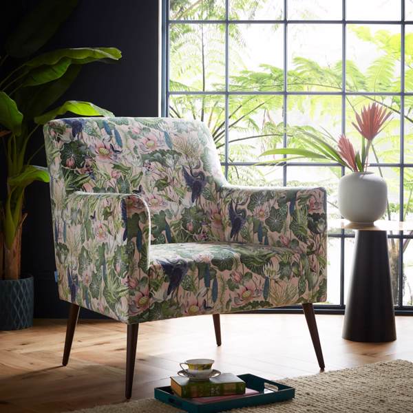 Clarke & Clarke Waterlily Large Armchair