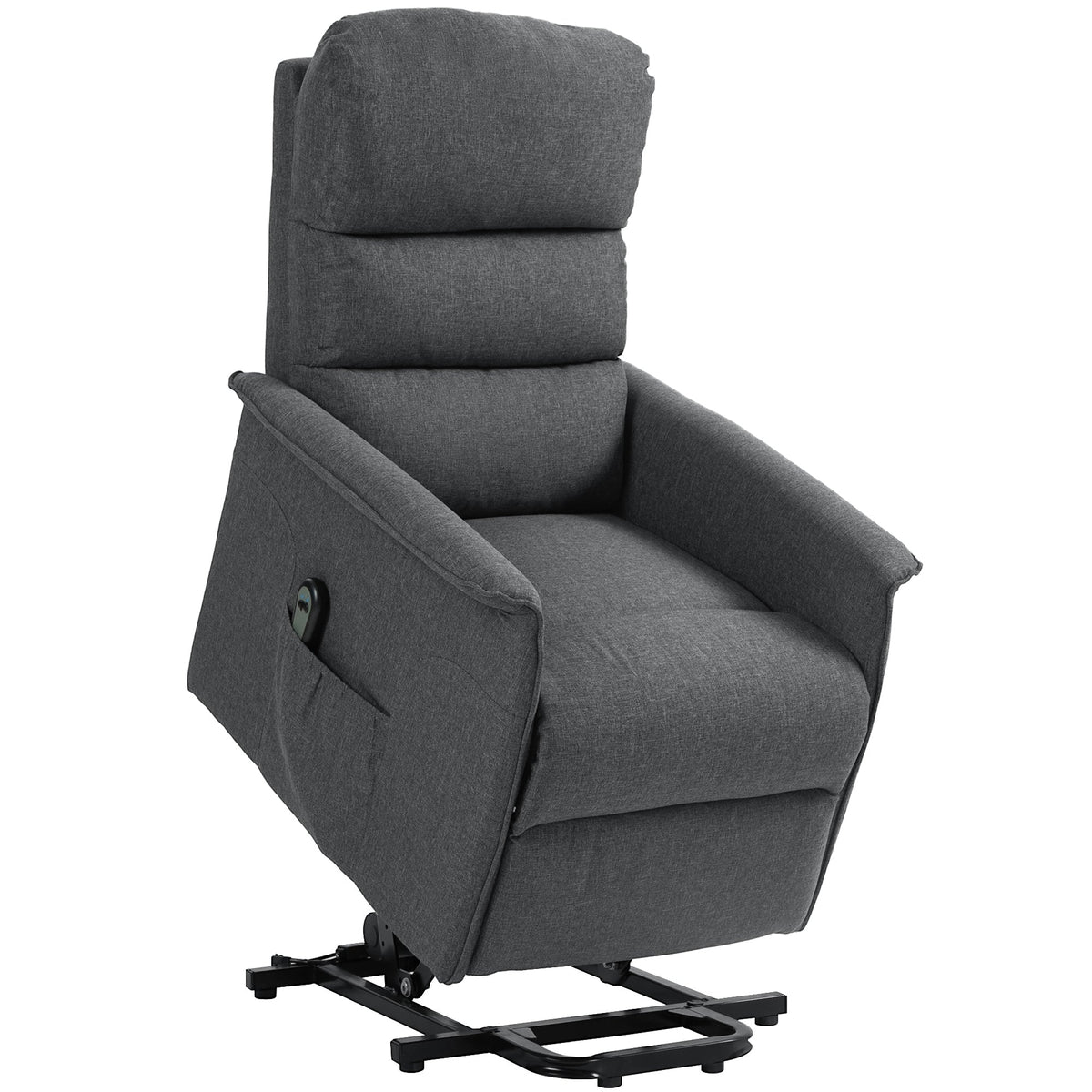 HOMCOM Power Lift Recliner Electric Reclining Chair with Remote Control