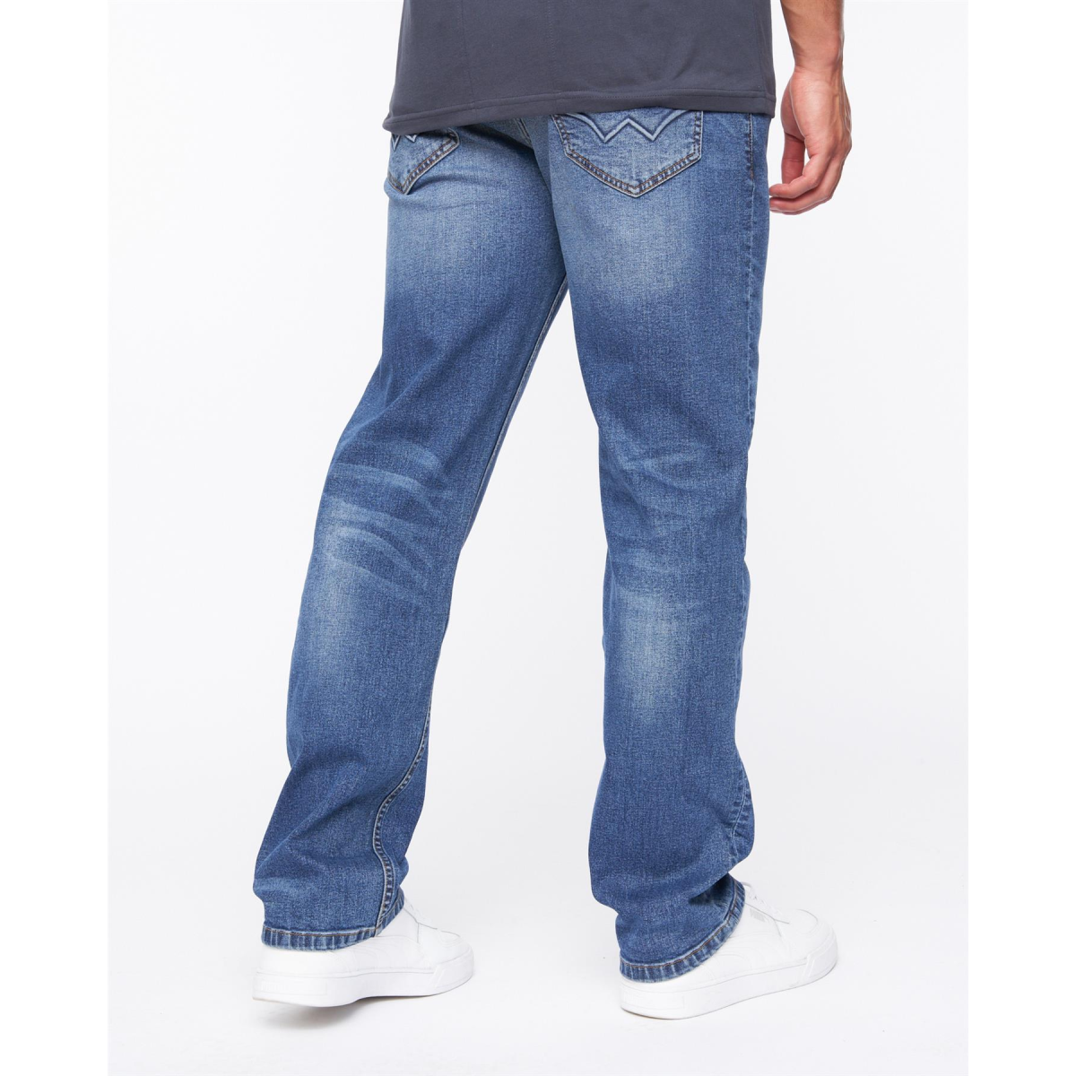 Janstar Straight Leg Jeans Stone Wash