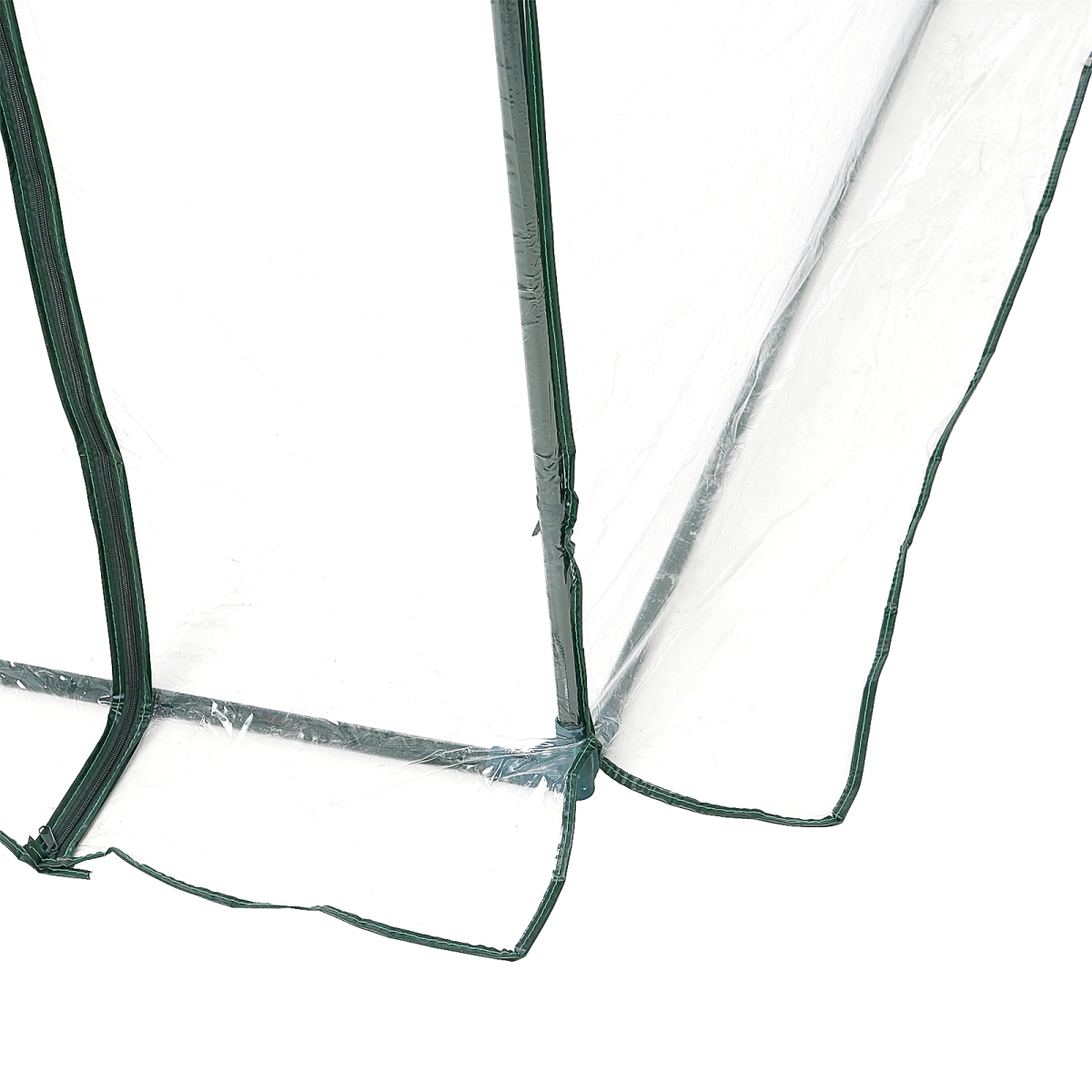 Walk in Transparent Greenhouse, Steel Frame