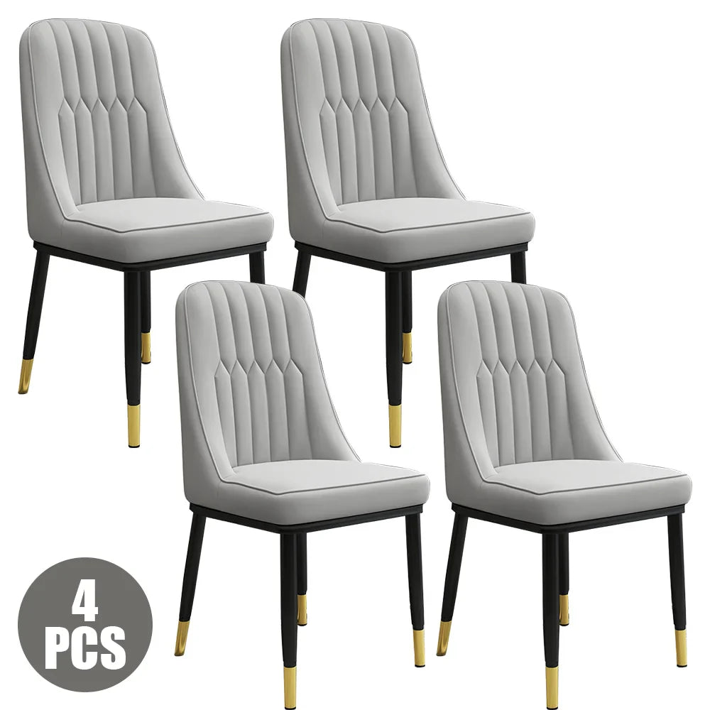 Elegant Dining Chair Set - 2/4/6 PU-Padded Chairs | Modern Design for Kitchen Restaurant Living Spaces