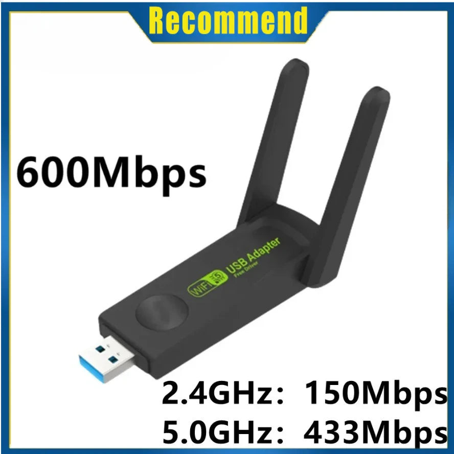 1300Mbps USB3.0 WiFi Adapter Dual Band 2.4G+5Ghz Wireless WiFi Dongle Antenna USB Ethernet Network Card Receiver for PC Desktop