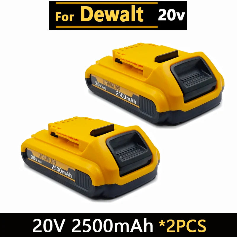New High-power For DEWALT 20v/60V battery DCB200 DCB205 DCB206 * power tool 18V battery 3AH 8AH 12AH 18AH batteries DCD805
