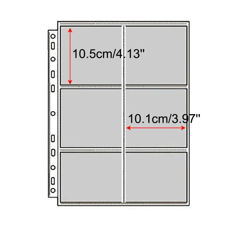 A4 Binder Photocards Holder Kpop Photo Card Page 2/3/4/9/10 Pocket Sleeves PVC Free Photo Album Refills 4x6 10x15 Pocket Sleeves