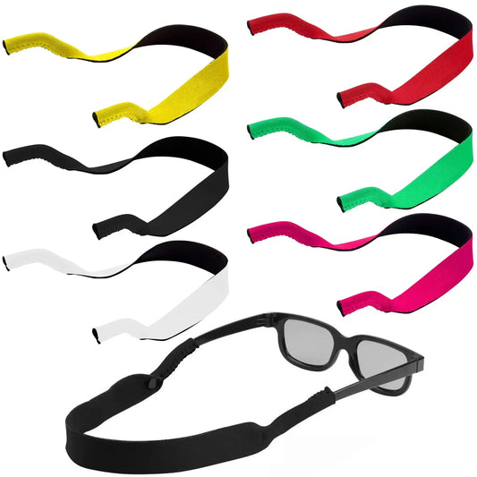 12 Colors Adjustable Neoprene Eyewear Lanyard Sports Glasses Cord Holder Floating Eyewear Straps Safety Glasses Retainers