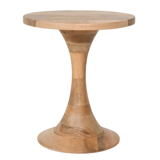 Merlin Mango Wood Round Side Table