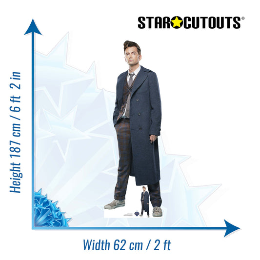 SC4206 David Tennant Doctor Who Special Cardboard Cut Out Height 187cm