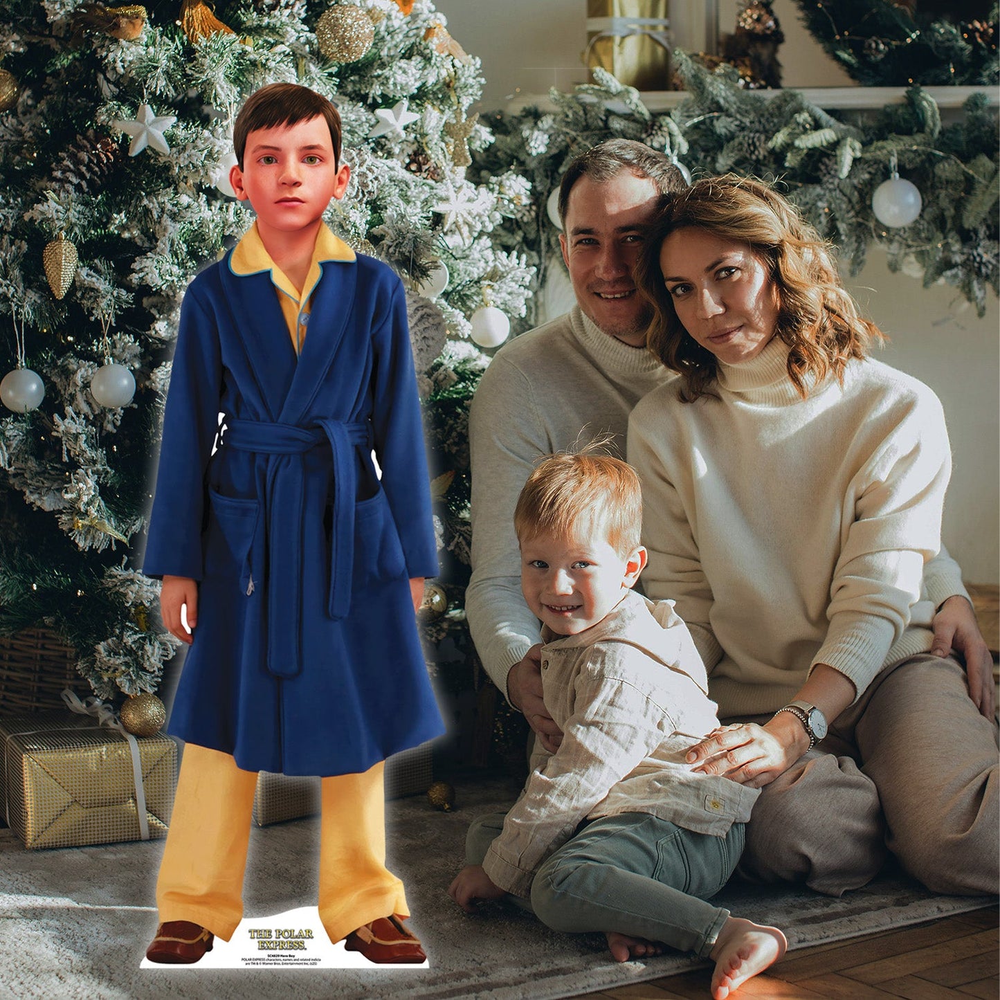 SC4829 The Polar Express Hero Boy Christmas Cardboard Cutout Height 135cm