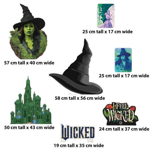 SC4856 Wicked For Good Elphaba Star Mini Bundle (Multi-Function) Cardboard Cutouts