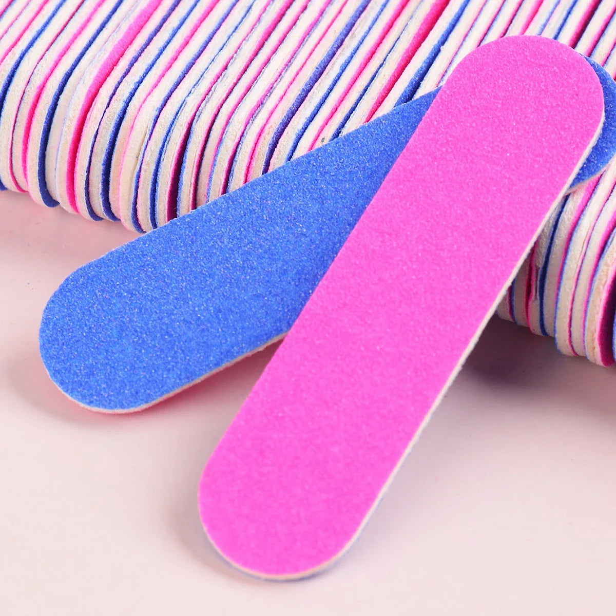 10 to 1000 pcs Disposable Mini Nail Files - Double Sided Emery Boards for Manicure and Pedicure - 180/240 Grit