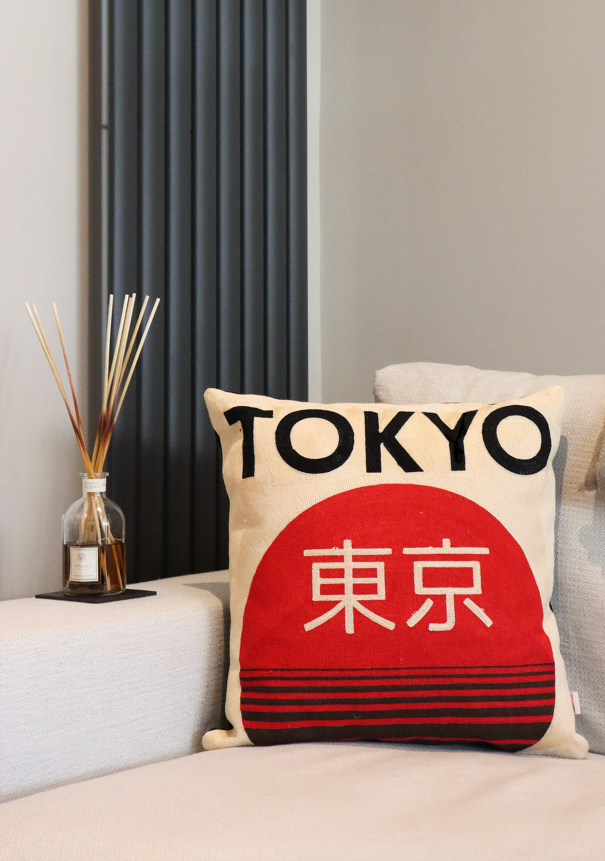 Tokyo Needlepoint Cushion