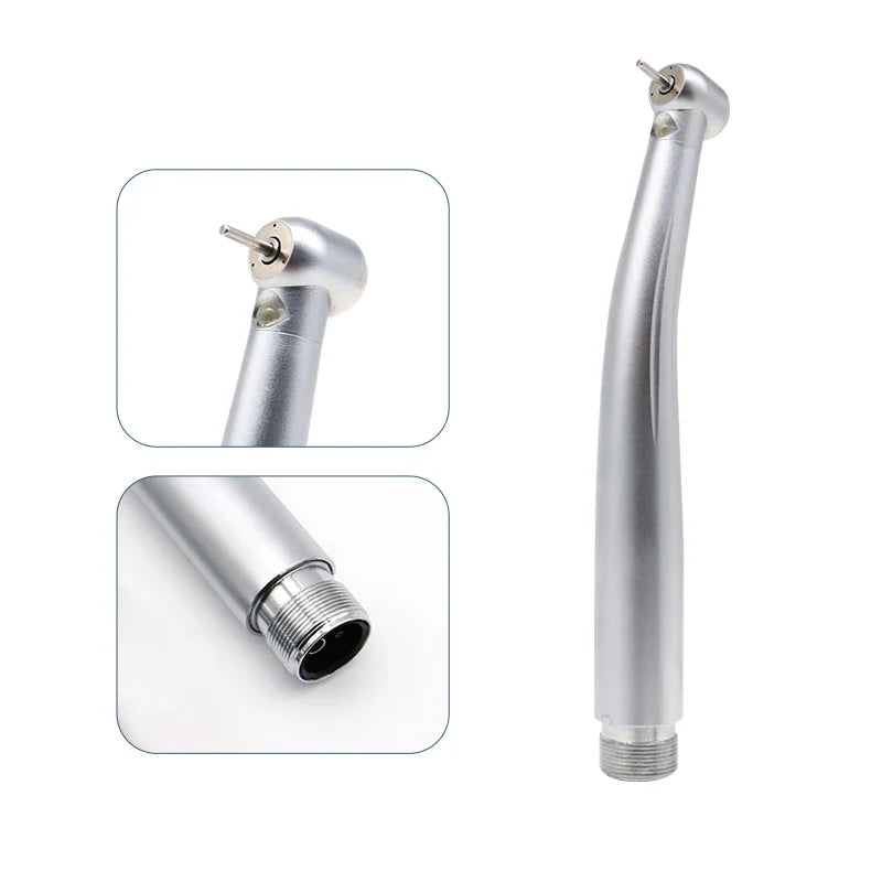 LED Dental Handpiece High Speed Push Button 3 Water Spray Light Ceramic Bearings Dentistry Tips Air Turbine High Rotation Pens