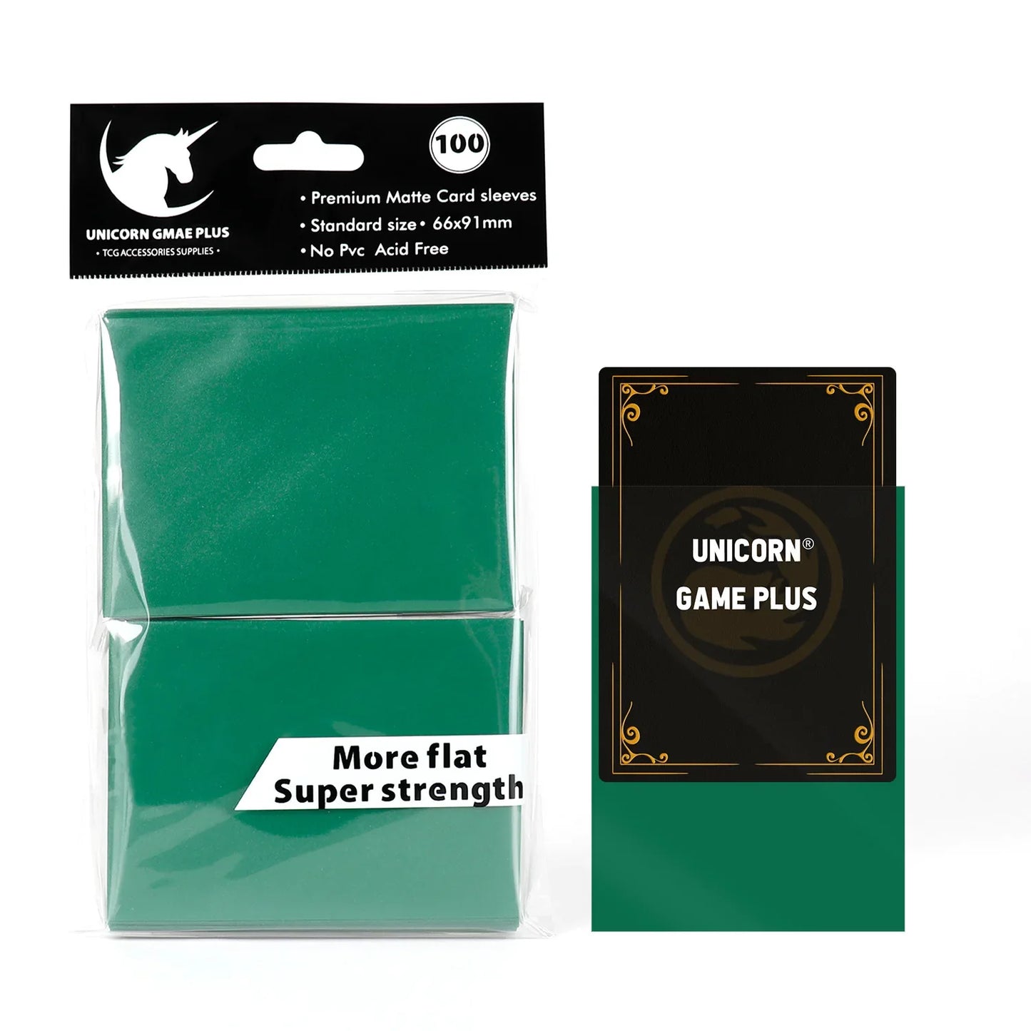 100PCS 66x91mm Matte Standard Size Card Sleeves TCG Trading Cards Protector For Tarot Shield Board Games Magical Cover PKM
