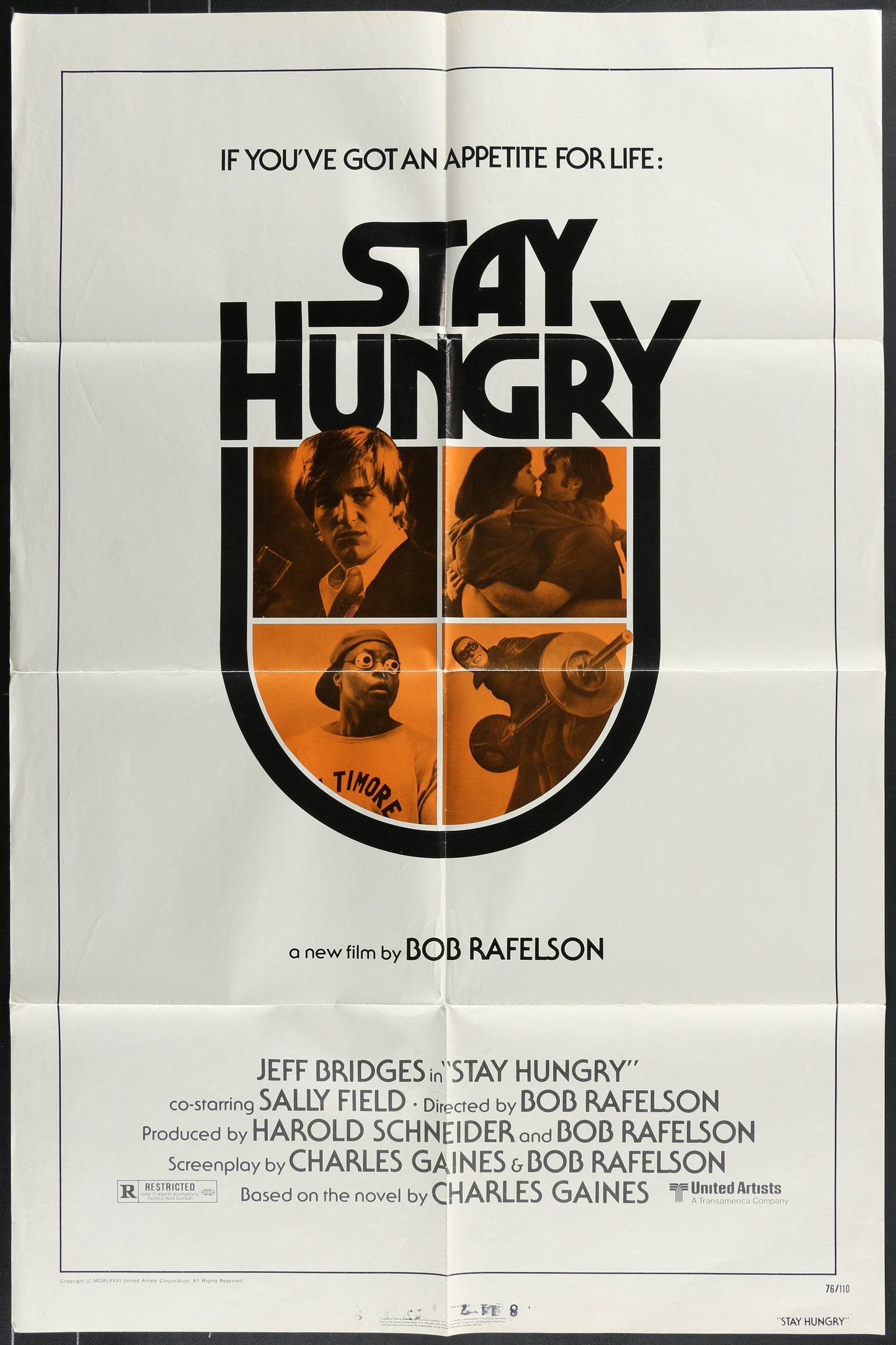 Stay Hungry (1976) Original US One Sheet Movie Poster
