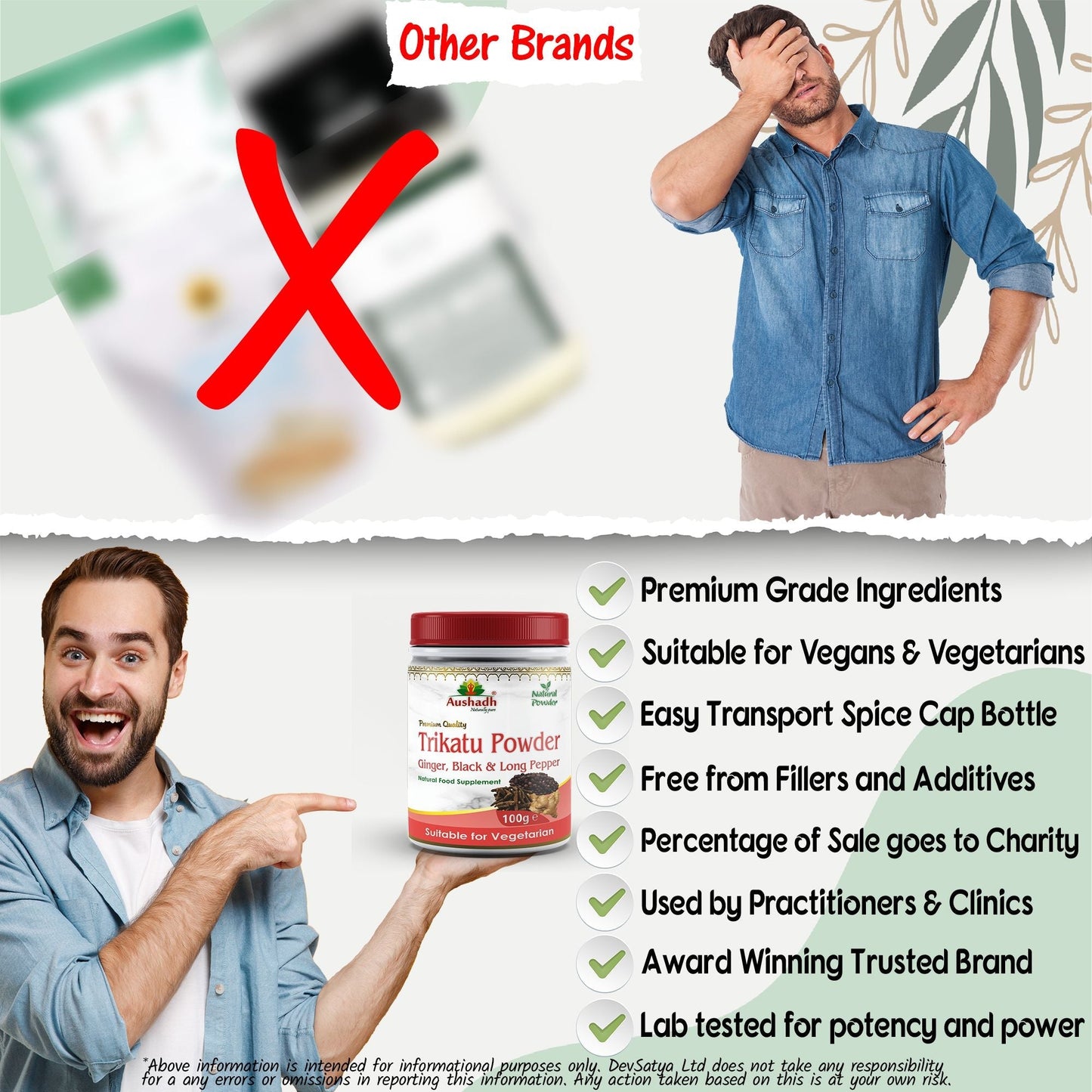 Aushadh Trikatu Powder 100 gram - Digestive Comfort Support