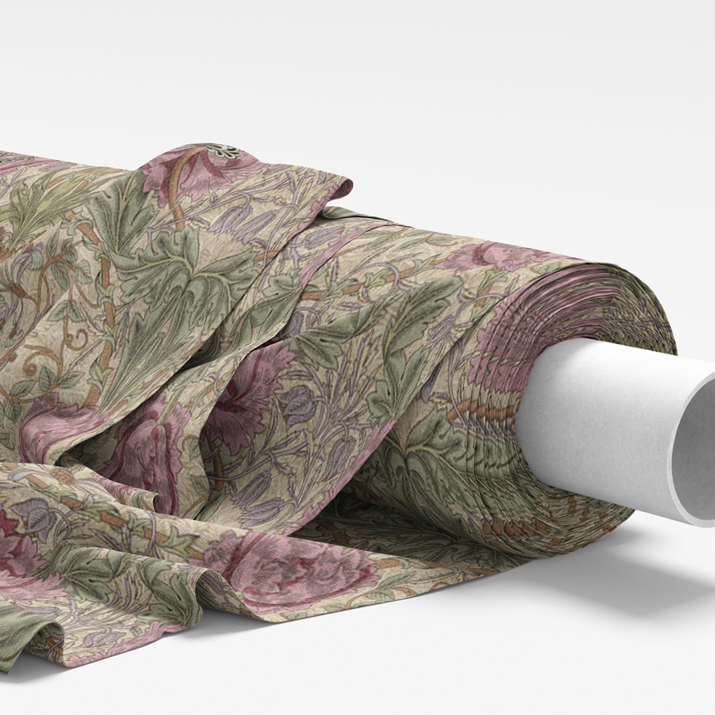 William Morris Honeysuckle Rose Fabric