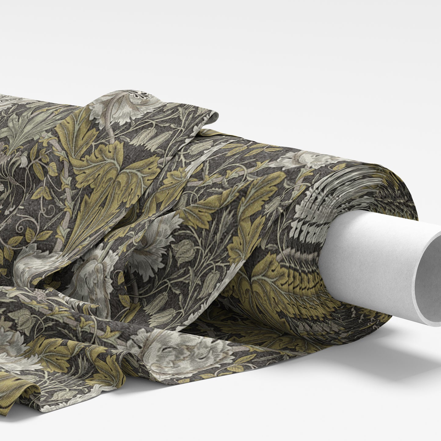 William Morris Honeysuckle Mocha Fabric