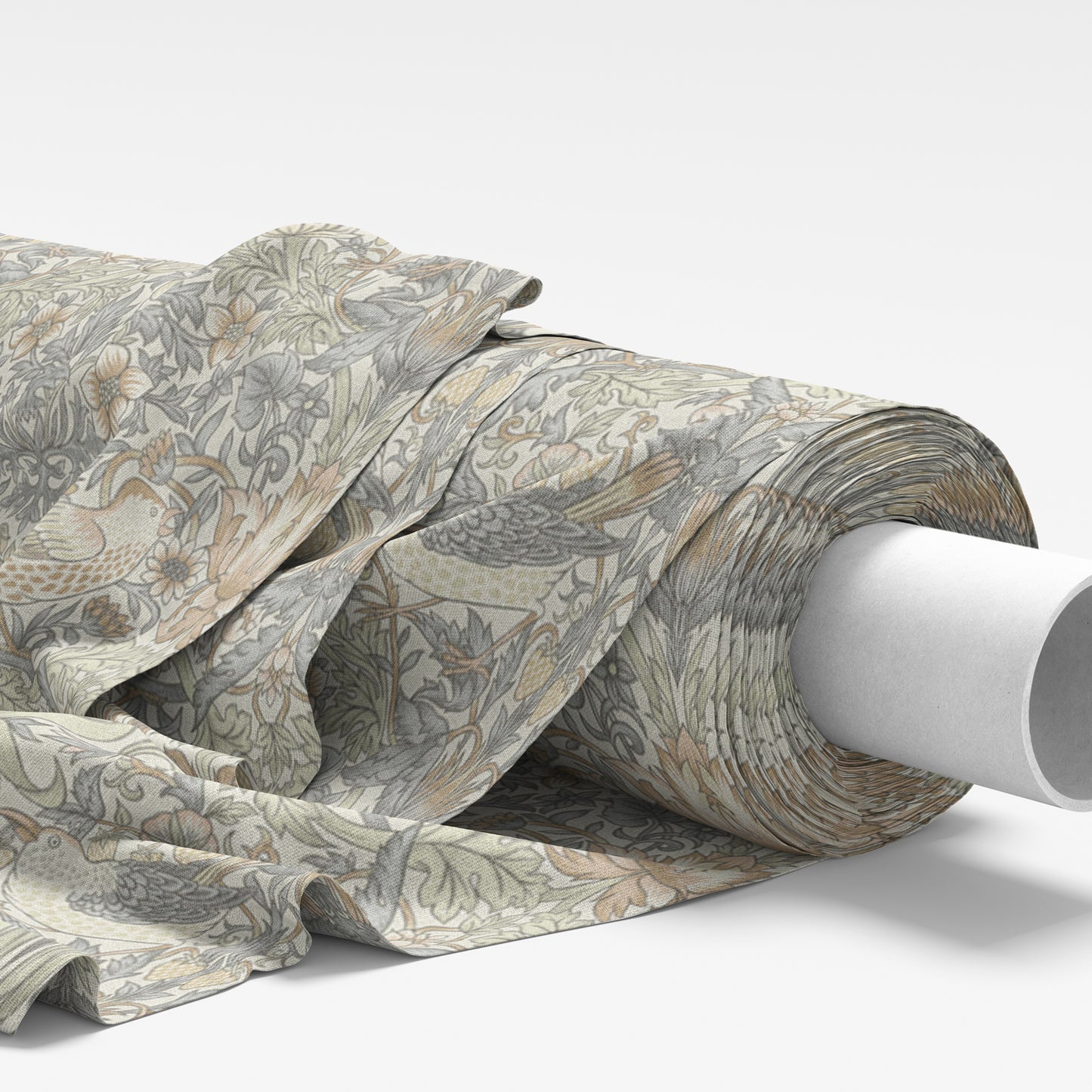 Strawberry Thief Natural Fabric