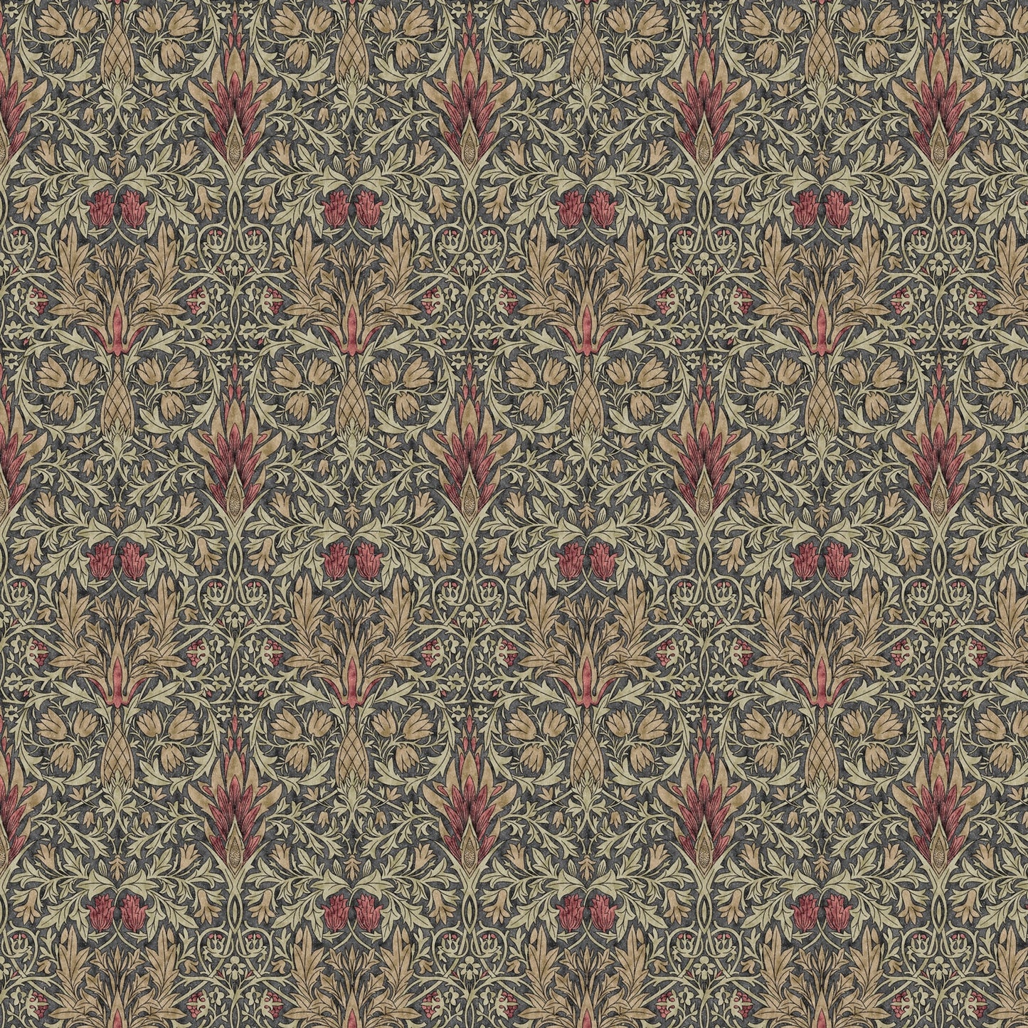 Snakeshead Mocha Fabric