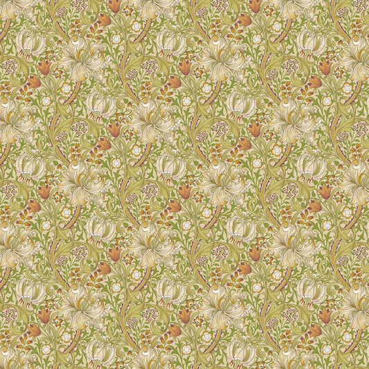 Golden Lily Cornsilk Fabric