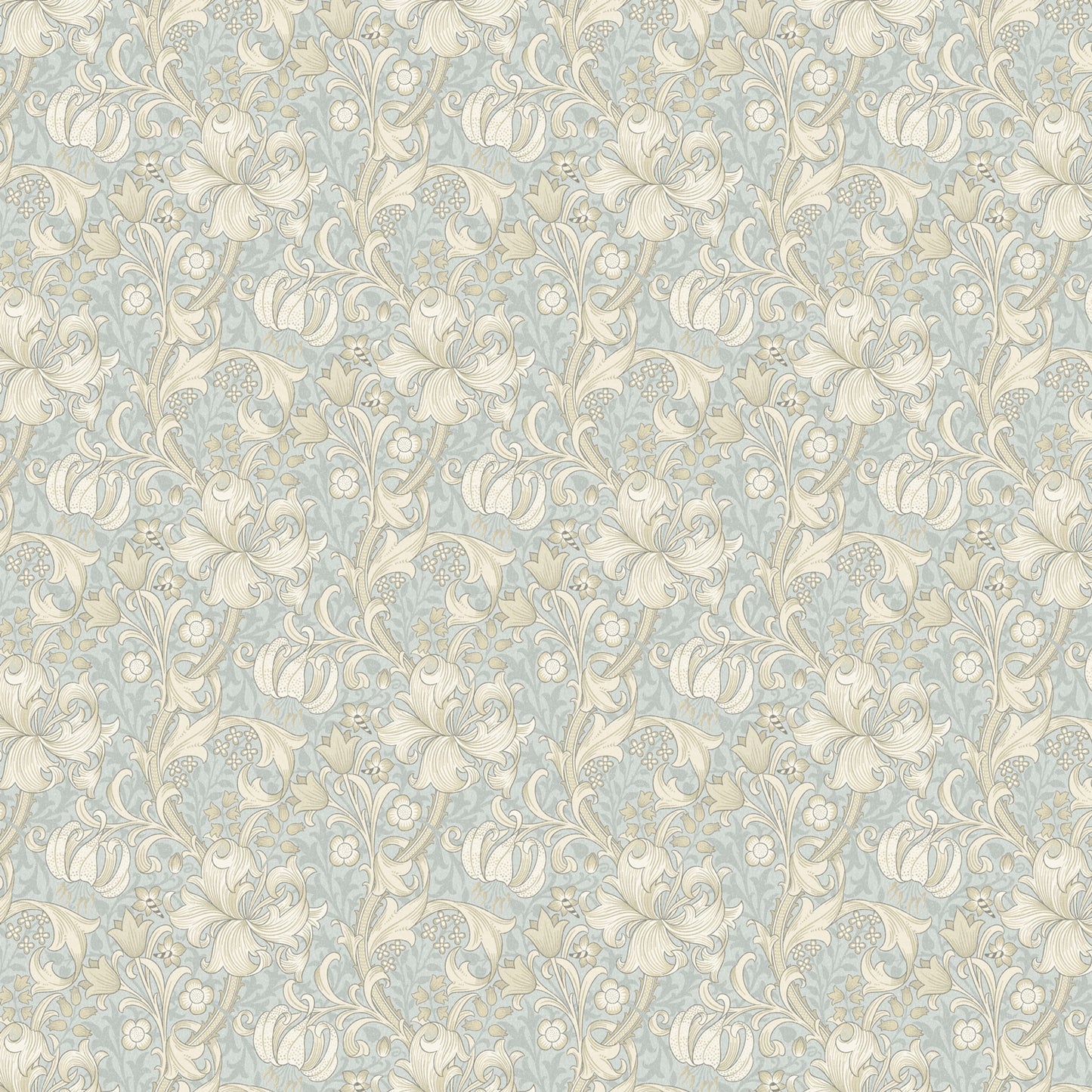 Golden Lily Pool Fabric