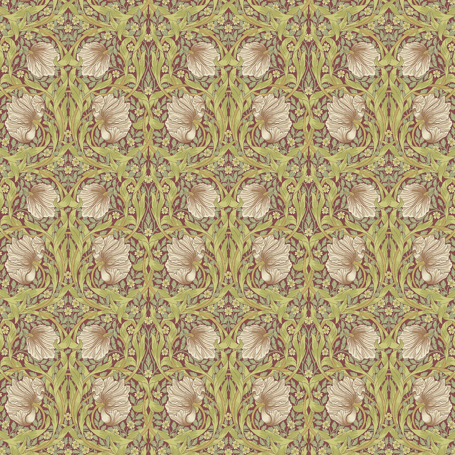 Pimpernel Crimson Fabric