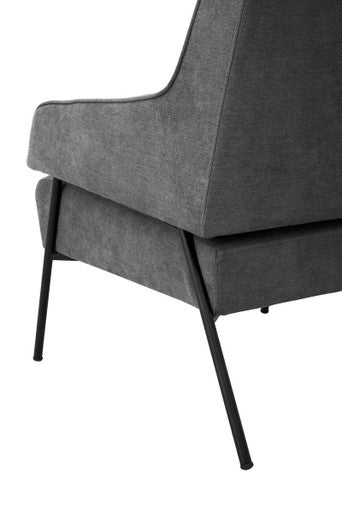 Henia Ash Velvet Chair