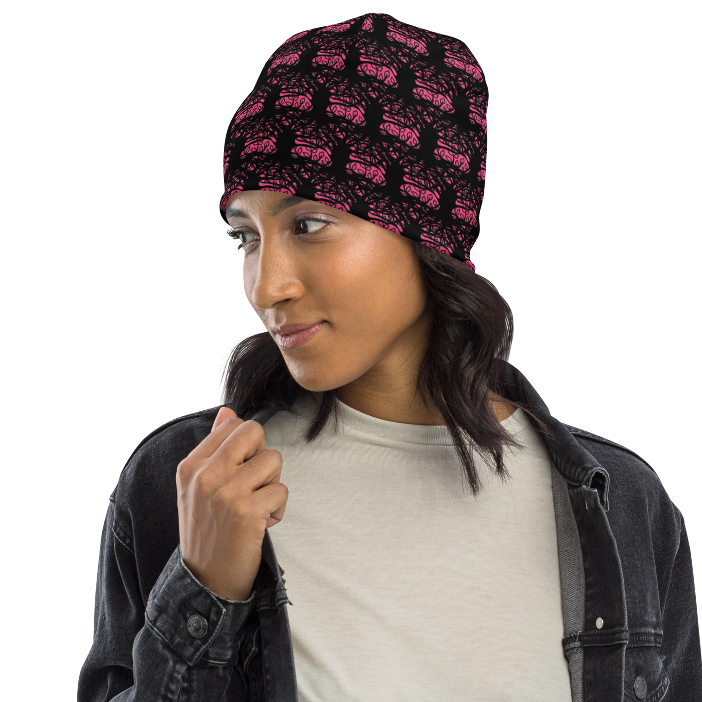 Roots Print Beanie