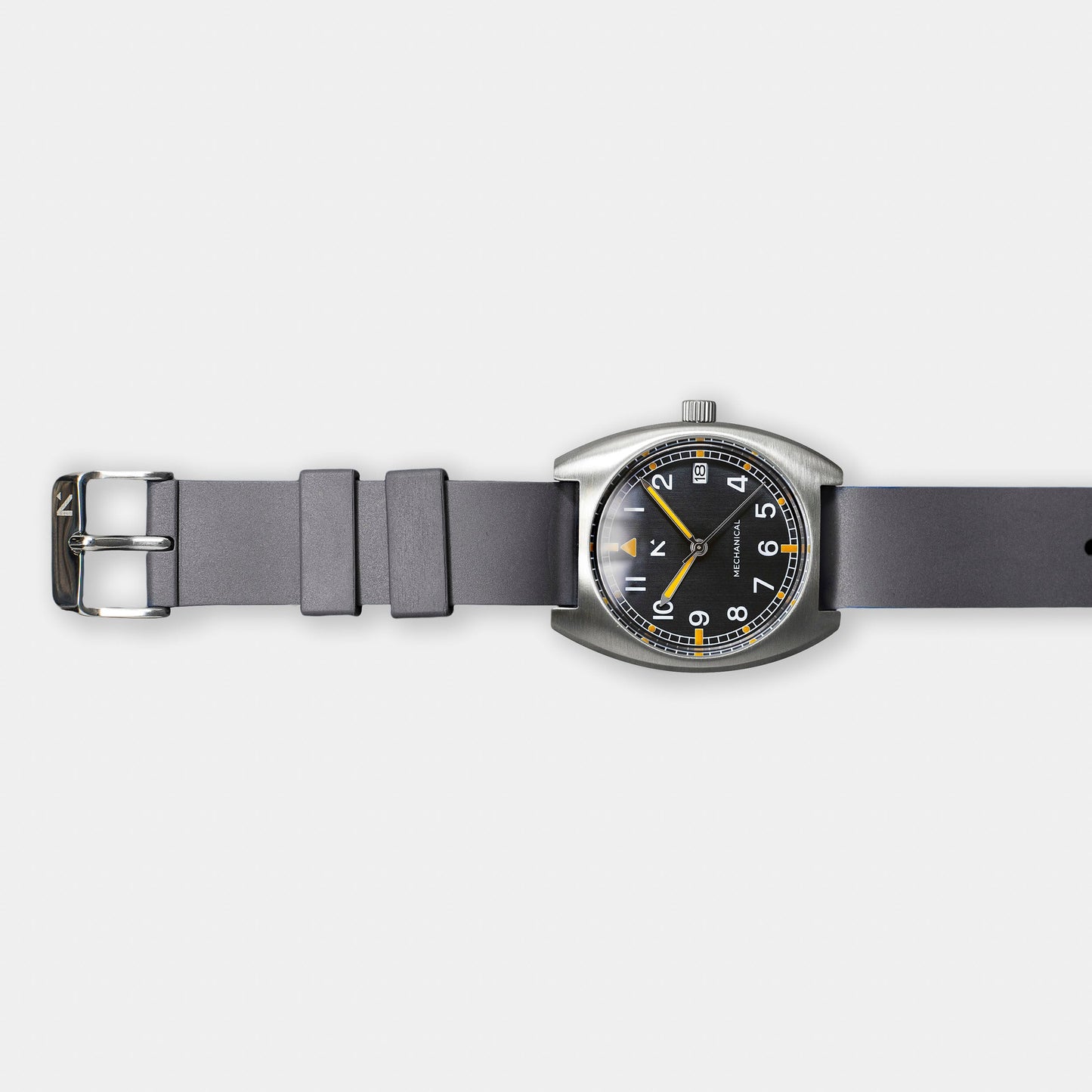 Natural Rubber Watch Strap (18mm) | Storm Grey