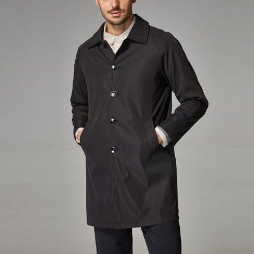 Men's Mid-length Loose Skin Trench Casual Thin Coat