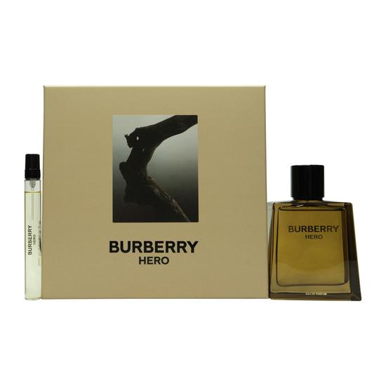 Burberry Hero Gift Set: 100ml EDP Spray + 10ml EDP Travel Spray