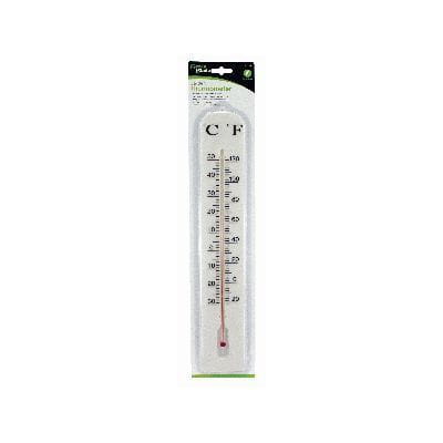 White Plastic Garden Thermometer