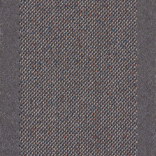 Washable Bordered Dark Grey Rug | 110D
