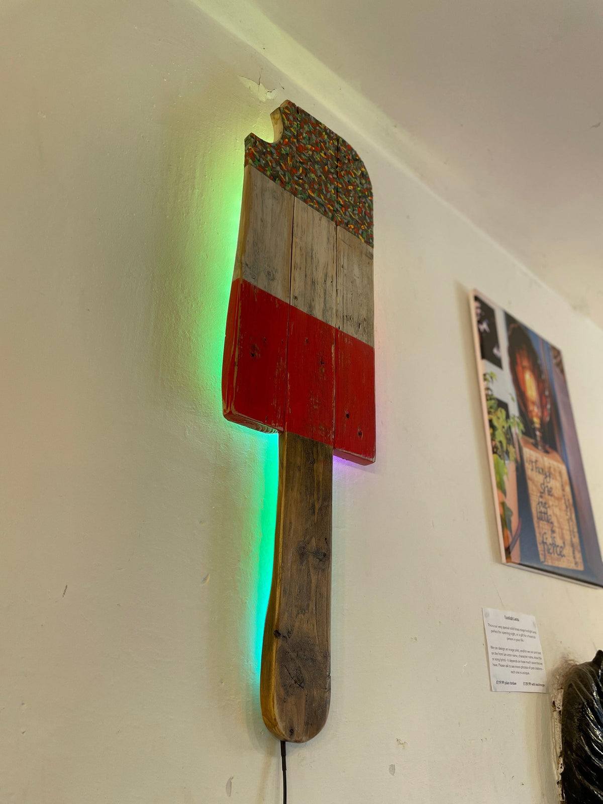 Fab Lolly Colour Changing LED Wall Light