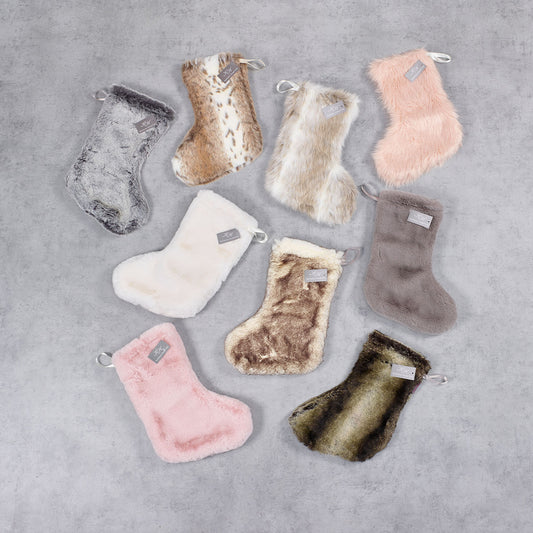 Faux Fur Christmas Stockings